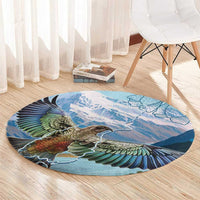 New Zealand South Island Round Carpet Te Waipounamu Aoraki Kea Bird