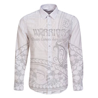 Polynesia Brain Cancer Awareness Family Matching Off Shoulder Short Dress and Hawaiian Shirt In May We Wear Grey