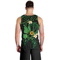 Polynesia Mental Health Awareness Men Tank Top Green Ribbon Be Kind To Your Mind