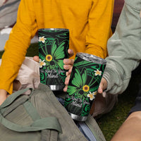 Polynesia Mental Health Awareness Tumbler Cup Green Ribbon Be Kind To Your Mind