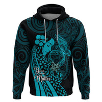 Polynesia World Ovarian Cancer Day Zip Hoodie You Matter Polynesian Women