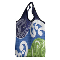 Southland New Zealand Grocery Bag Maori Koru Flag Color LT14 - Polynesian Pride