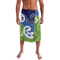 Southland New Zealand Lavalava Maori Koru Flag Color