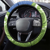 Southland New Zealand Steering Wheel Cover Maori Koru Flag Color
