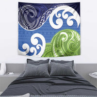 Southland New Zealand Tapestry Maori Koru Flag Color