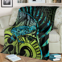 Southland Takehe Pounama Blanket Aotearoa Poutama Paua Shell Fern