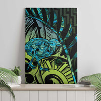 Southland Takehe Pounama Canvas Wall Art Aotearoa Poutama Paua Shell Fern