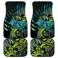 Southland Takehe Pounama Car Mats Aotearoa Poutama Paua Shell Fern