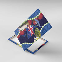 Southland Anniversary Day Canvas Wall Art Murihiku 1861 Maori Bird Mix Pohutukawa