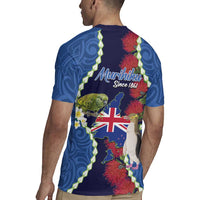 Southland Anniversary Day Rugby Jersey Murihiku 1861 Maori Bird Mix Pohutukawa