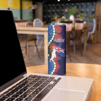 Southland Anniversary Day Skinny Tumbler Murihiku 1861 Maori Bird Mix Pohutukawa LT14 - Polynesian Pride
