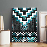 Paua Shell Taniko Pattern Aotearoa Canvas Wall Art Niho Taniwha Mix Poutama