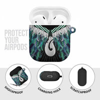 Aotearoa Korowai Motif AirPods Case Hei Matau Poutama Maori Pattern - Polynesian Pride