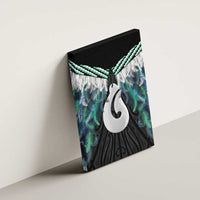 Aotearoa Korowai Motif Canvas Wall Art Hei Matau Poutama Maori Pattern