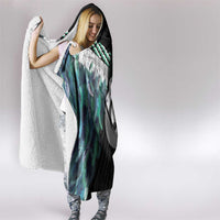 Aotearoa Korowai Motif Hooded Blanket Hei Matau Poutama Maori Pattern