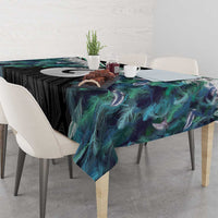 Aotearoa Korowai Motif Tablecloth Hei Matau Poutama Maori Pattern LT14 - Polynesian Pride