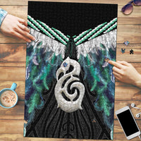 Aotearoa Korowai Motif Puzzle Hei Manaia Poutama Maori Pattern - Polynesian Pride