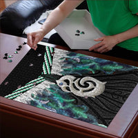 Aotearoa Korowai Motif Puzzle Hei Manaia Poutama Maori Pattern - Polynesian Pride