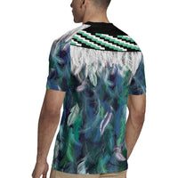 Aotearoa Korowai Motif Rugby Jersey Hei Manaia Poutama Maori Pattern LT14 - Polynesian Pride