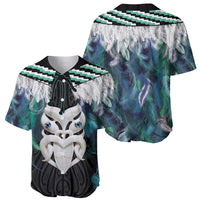 Aotearoa Korowai Motif Baseball Jersey Maori Wheku Poutama LT14 - Polynesian Pride