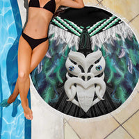 Aotearoa Korowai Motif Beach Blanket Maori Wheku Poutama