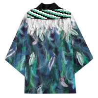 Aotearoa Korowai Motif Kimono Maori Wheku Poutama - Polynesian Pride
