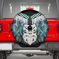 Aotearoa Korowai Motif Spare Tire Cover Maori Wheku Poutama