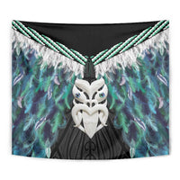 Aotearoa Korowai Motif Tapestry Maori Wheku Poutama