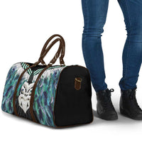 Aotearoa Korowai Motif Travel Bag Maori Wheku Poutama - Polynesian Pride