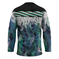 Aotearoa Korowai Motif Hockey Jersey Maori Koru Poutama - Polynesian Pride