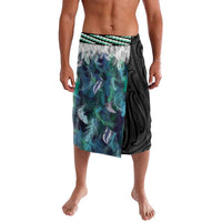 Aotearoa Korowai Motif Lavalava Maori Koru Poutama