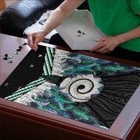 Aotearoa Korowai Motif Puzzle Maori Koru Poutama - Polynesian Pride