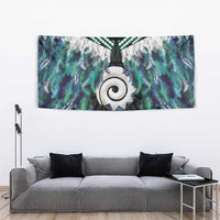 Aotearoa Korowai Motif Tapestry Maori Koru Poutama