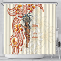 Heiva i Tahiti Shower Curtain Ori Tahitian Dance Tiare Maori