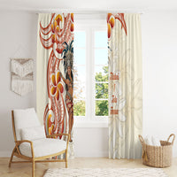 Heiva i Tahiti Window Curtain Ori Tahitian Dance Tiare Maori