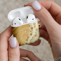 Heiva i Tahiti AirPods Case Tahitian Tiare Maori Cowrie Lei Brown LT14 - Polynesian Pride