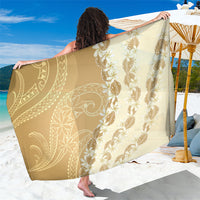 Heiva i Tahiti Sarong Tahitian Tiare Maori Cowrie Lei Brown LT14 One Size 44 x 66 inches Brown - Polynesian Pride