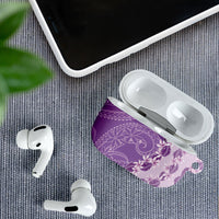 Heiva i Tahiti AirPods Case Tahitian Tiare Maori Cowrie Lei Purple LT14 - Polynesian Pride