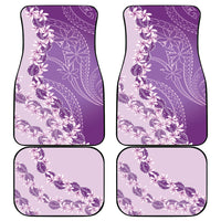 Heiva i Tahiti Car Mats Tahitian Tiare Maori Cowrie Lei Purple LT14 - Polynesian Pride