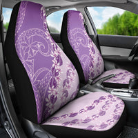 Heiva i Tahiti Car Seat Cover Tahitian Tiare Maori Cowrie Lei Purple LT14 - Polynesian Pride