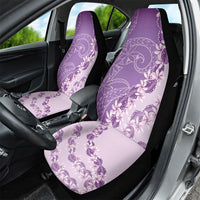 Heiva i Tahiti Car Seat Cover Tahitian Tiare Maori Cowrie Lei Purple LT14 - Polynesian Pride