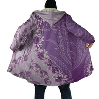 Heiva i Tahiti Cloak Tahitian Tiare Maori Cowrie Lei Purple LT14 - Polynesian Pride