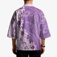 Heiva i Tahiti Kimono Tahitian Tiare Maori Cowrie Lei Purple LT14 - Polynesian Pride
