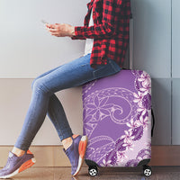 Heiva i Tahiti Luggage Cover Tahitian Tiare Maori Cowrie Lei Purple LT14 - Polynesian Pride