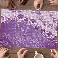Heiva i Tahiti Puzzle Tahitian Tiare Maori Cowrie Lei Purple LT14 - Polynesian Pride
