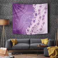 Heiva i Tahiti Tapestry Tahitian Tiare Maori Cowrie Lei Purple LT14 Purple - Polynesian Pride