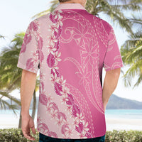 Heiva i Tahiti Hawaiian Shirt Tahitian Tiare Maori Cowrie Lei Pink LT14 - Polynesian Pride