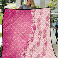 Heiva i Tahiti Quilt Tahitian Tiare Maori Cowrie Lei Pink LT14 Pink - Polynesian Pride