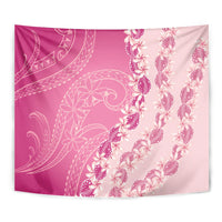 Heiva i Tahiti Tapestry Tahitian Tiare Maori Cowrie Lei Pink LT14 - Polynesian Pride