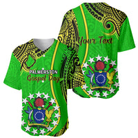 Personalised 25 May Palmerston Island Gospel Day Baseball Jersey Cook Islands Tribal Pattern LT14 - Polynesian Pride